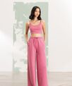 SF Women's sustainable fashion wide leg joggers