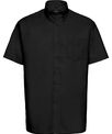 Russell Collection Short sleeve easycare Oxford shirt