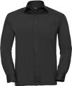 Russell Collection Long sleeve polycotton easycare poplin shirt