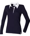 Front Row Women's long sleeve plain rugby shirt