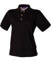 Henbury Women's classic cotton piqué polo shirt