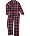 SF Men's tartan lounge Set