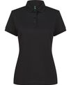 Henbury Womens recycled polyester polo shirt