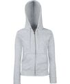 Fruit of the Loom Women's premium 70/30 hooded sweatshirt jacket