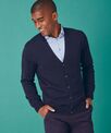Henbury V-button cardigan