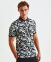 Asquith & Fox Men's camo piqué polo