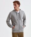 Asquith & Fox Men's coastal vintage wash loop back zip through hoodie