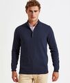 Asquith & Fox Men's cotton blend ¼ zip sweater