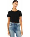 Bella Canvas Women's polycotton crop tee