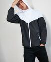 Build Your Brand Two-tone tech windrunner jacket