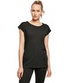 Build Your Brand Women's organic extended shoulder tee