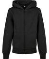 Build Your Brand Organic kids basic zip hoodie