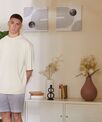 Build Your Brand Oversized sleeve tee