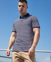 Front Row Striped Jersey polo shirt