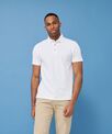 Henbury Classic cotton piqué polo with stand-up collar