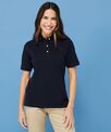 Henbury Women's classic cotton piqué polo shirt