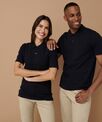 Henbury Stretch piqué polo shirt