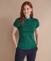 Henbury Women's stretch polo shirt with wicking finish (slim fit)