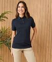 Henbury Womens recycled polyester polo shirt