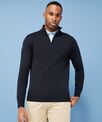 Henbury ¼ zip jumper