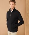 Henbury Unisex sustainable ¼-zip sweatshirt