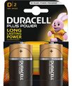 Home & Living Duracell Plus Power D batteries 2-pack