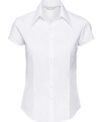 Russell Collection Womens cap sleeve Tencel® fitted shirt