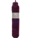 Ribbon Super luxury faux fur long hot water bottle and cover
