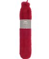 Ribbon Super luxury faux fur long hot water bottle and cover