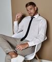 Kustom Kit Tailored business shirt long-sleeved (tailored fit)