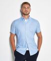 Kustom Kit Slim fit workwear Oxford shirt short sleeve