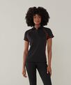 Finden & Hales Women's piped performance polo