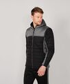 Finden & Hales Hooded contrast padded jacket