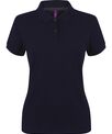 Henbury Women's micro-fine piqué polo shirt