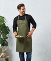 Premier Barley Contrast Stitch Bib Apron