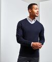 Premier 'Essential' acrylic v-neck sweater