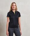 Premier Women's contrast Coolchecker® polo