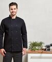 Premier Studded front long sleeve chef's jacket