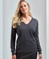 Premier Women's v-neck knitted sweater