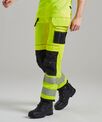 Portwest PW3 Hi-vis holster work trousers regular fit