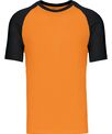 Kariban Baseball Short-sleeved two-tone T-shirt