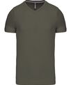 Kariban Men's short-sleeved V-neck T-shirt