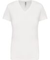 Kariban Ladies' short-sleeved V-neck T-shirt