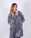 The Ribbon oversized cosy reversible sherpa hoodie