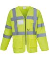 Yoko Hi-vis executive long sleeve waistcoat