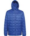 2786 Box quilt hooded jacket