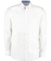 Kustom Kit Contrast premium Oxford shirt (button-down collar) long-sleeved (tailored fit)
