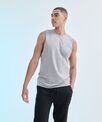 SF High neck slash armhole vest