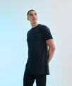 SF Longline t-shirt with dipped hem