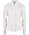 Kustom Kit Women's mandarin collar shirt long-sleeved (tailored fit)